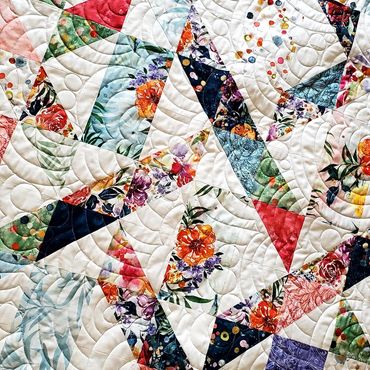 Sunshine on a Cloudy Day Pattern: Edge to Edge