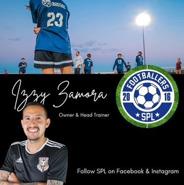 Owner & Head Trainer, Coach Izzy Zamora representing Soccer Private Lessons - SPL.