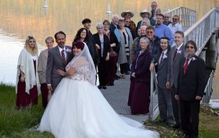 Richard and Brenna Pauls wedding at Sugar Lake Cherryville BC Bistro and Locge