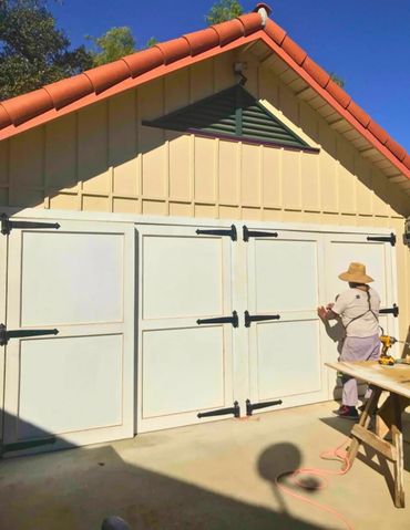 A garage door that's insulated and airtight. High strength and lightweight that's nonwarp.