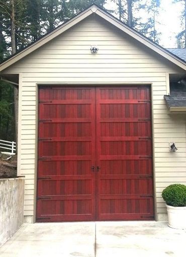 Tall Garage Door homemade DIY project door creation.