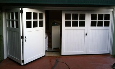 White Garage Door