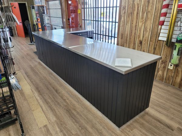 12 foot cashier station