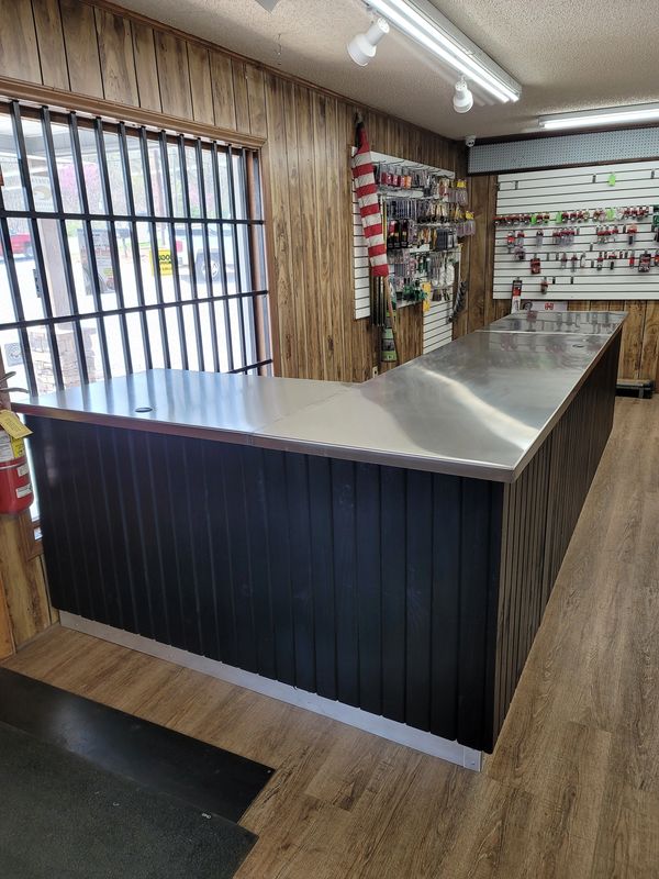 12 foot cashier station