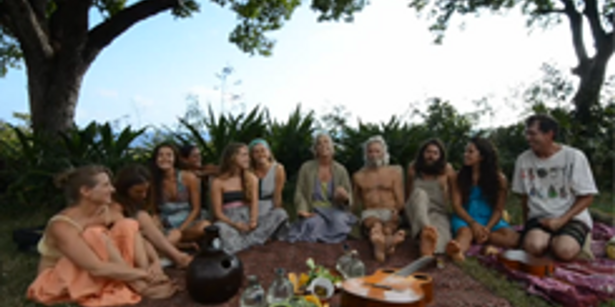 Cast n Crew at the Lokahi Farm in Kipahulu.