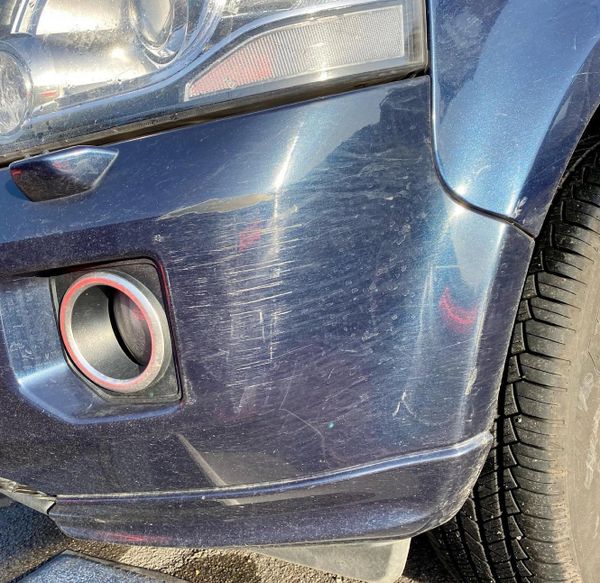 range rover smart repair bumper scuff corner blue