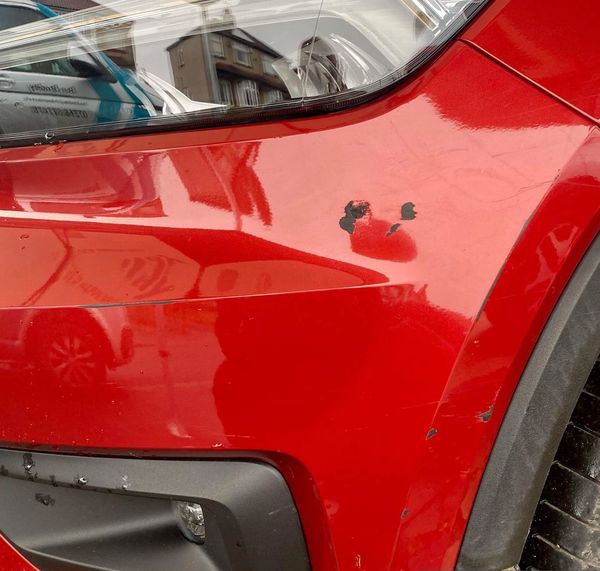 volvo bumper repair car body repair yorkshire red