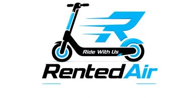 Logo for Rented Air electric scooter rental service.