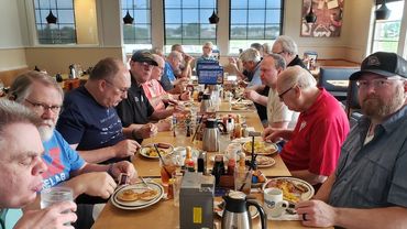 Cass County Missouri ARES and South Side Amateur Radio Club breakfast