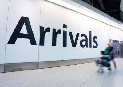 Arrival Hall and London Heathrow Airport