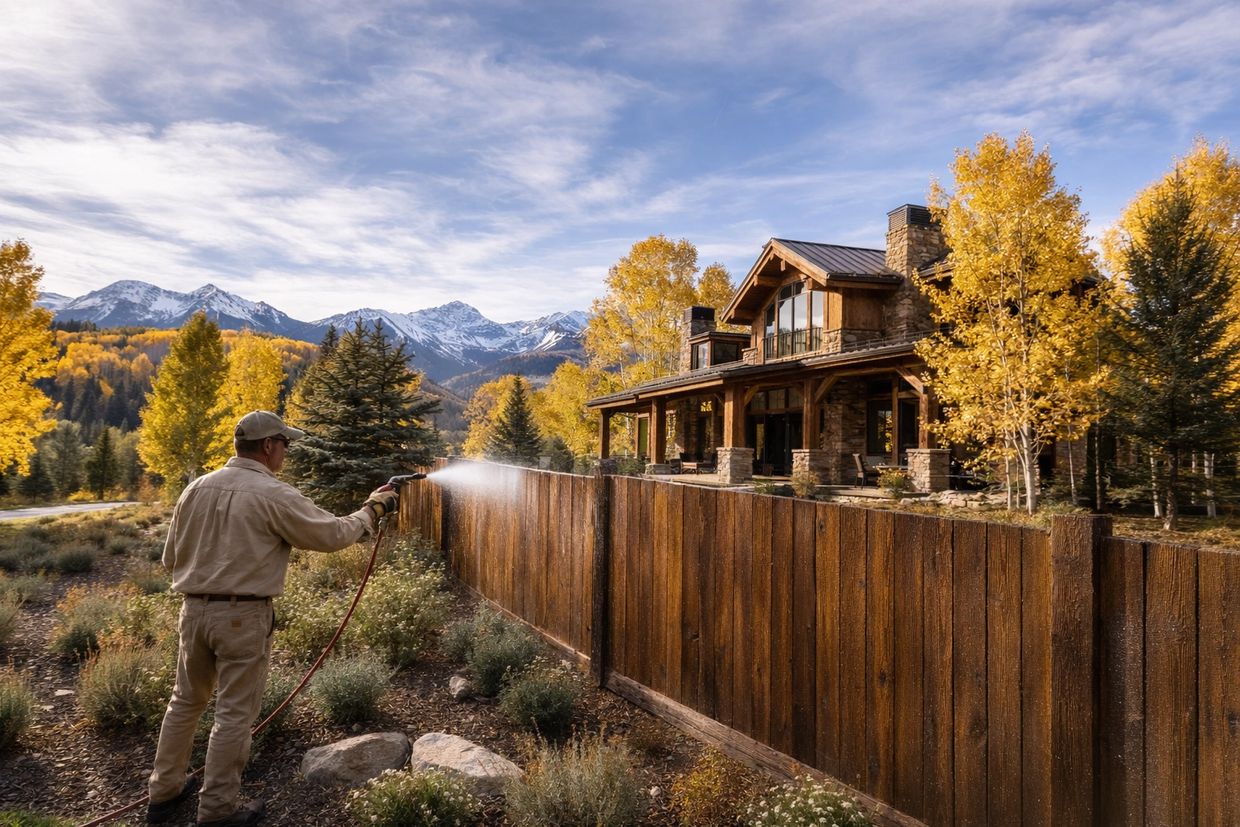 Fire retardant sprays provide critical, layered defense for luxury WUI properties