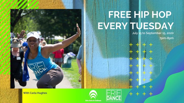 Join us and Miss Carla Hughes for a weekly hip hop, fitness, feel good time. Please register to sign