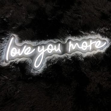 love you neon sign for party decor nocatee event rental jacksonville st augustine wedding