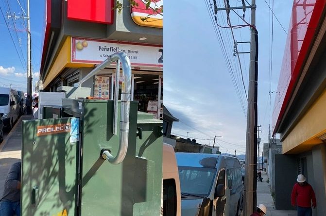 OBRA DE MEDIA TENSIÓN OXXO PRISMAS, OXXO 15 DE OCTUBRE, OXXO COYOTE