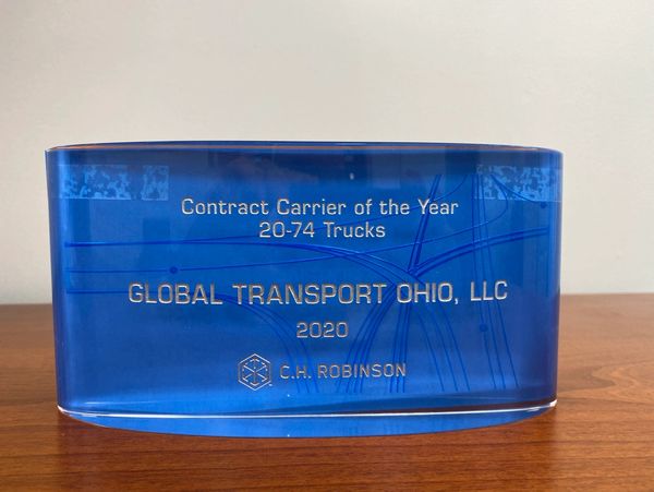 Contract Carrier of the year award