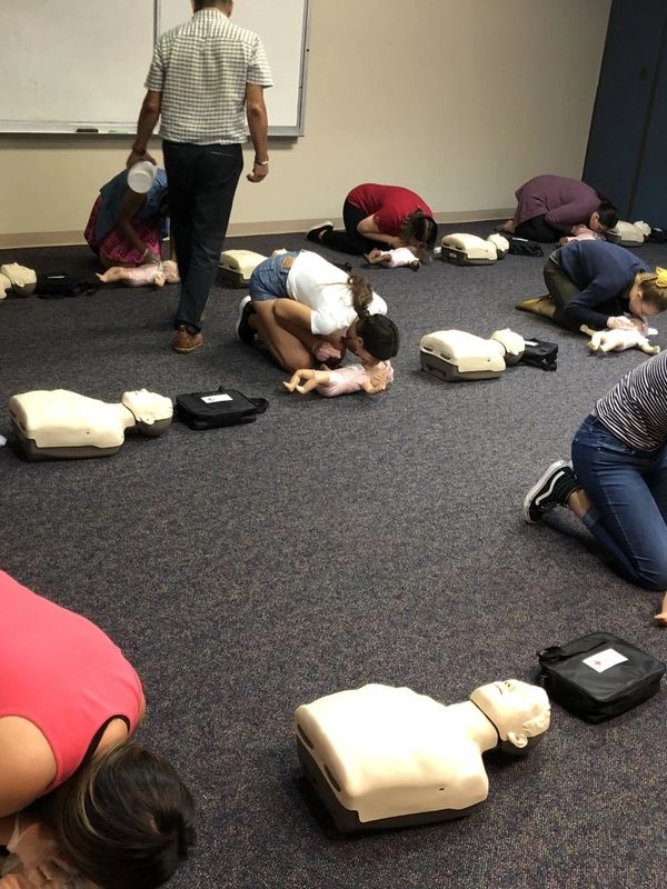 So many people learning saving technique