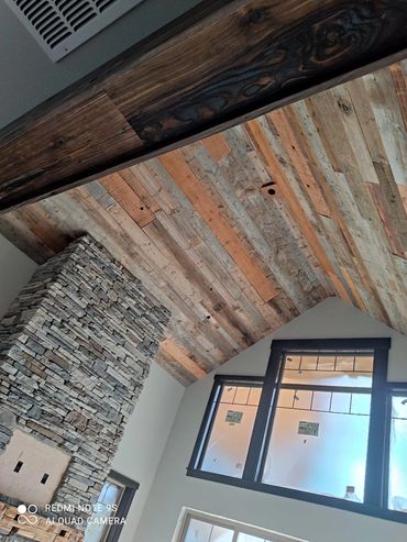 Cedar ceiling