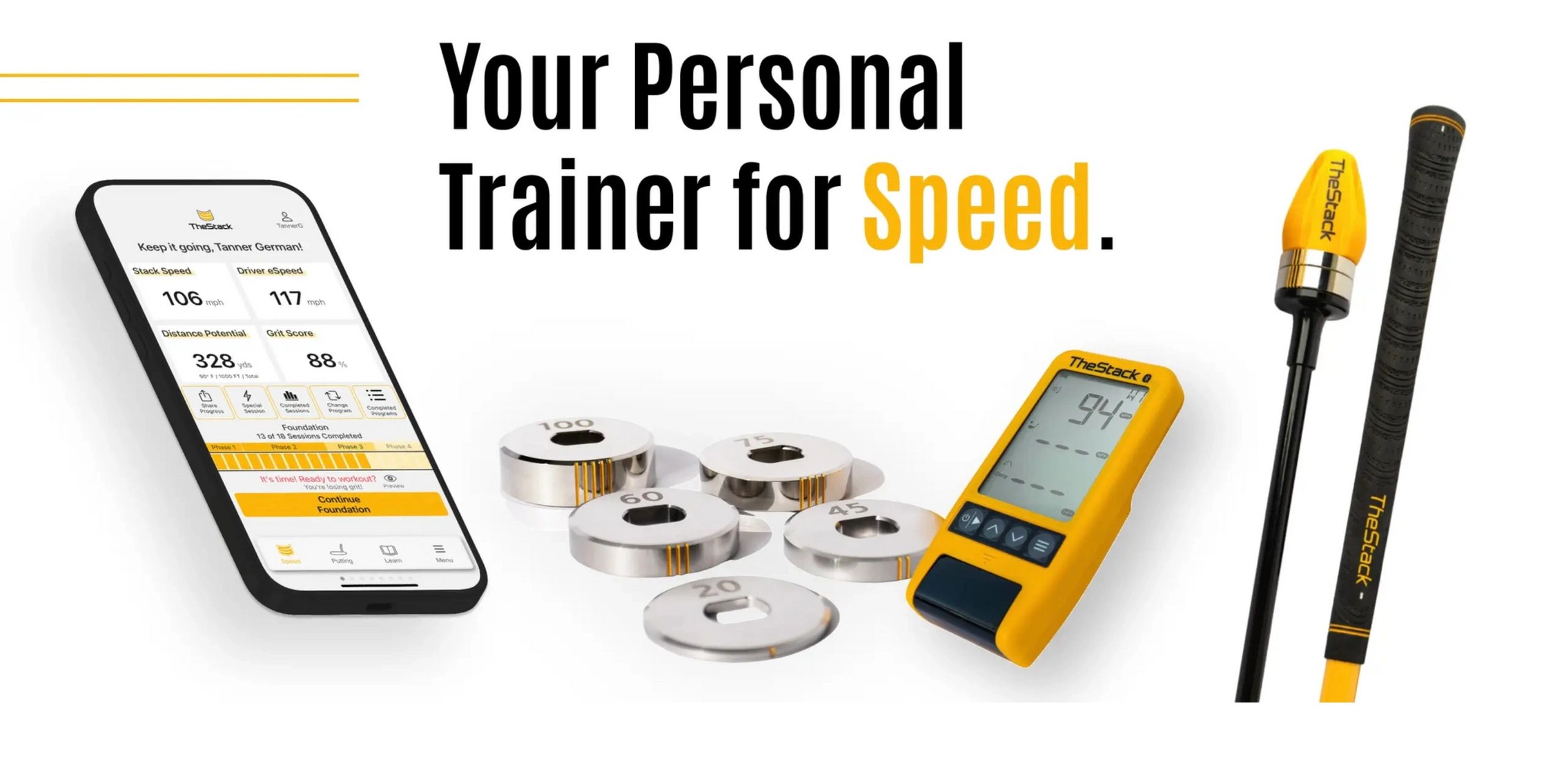 The Stack speed training system