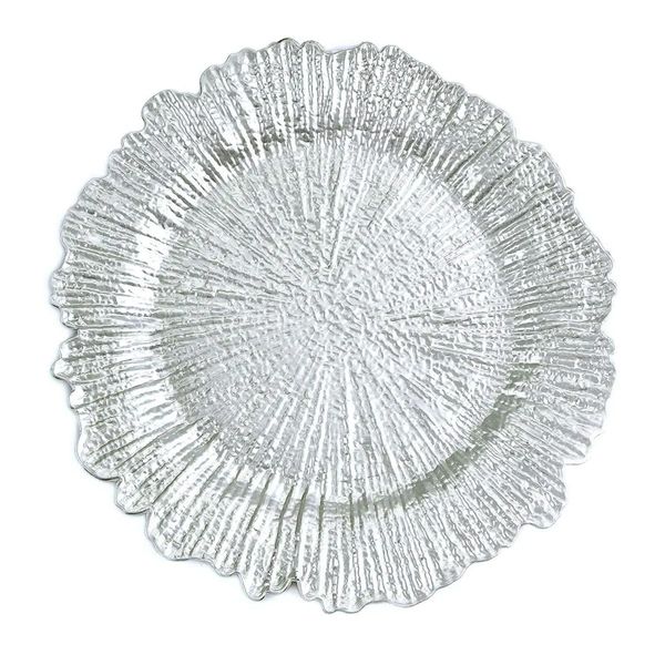 Ella's Garden decor - Silver Reef Chargers