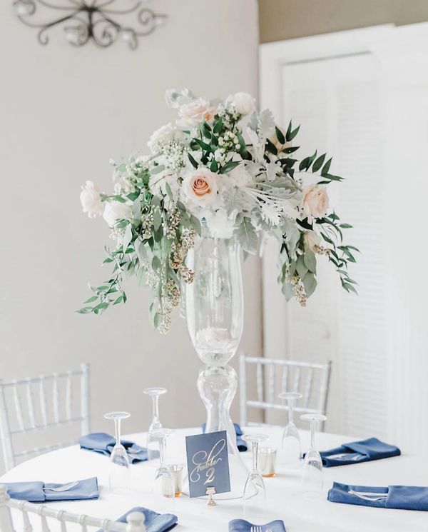 Tall Glass Vase