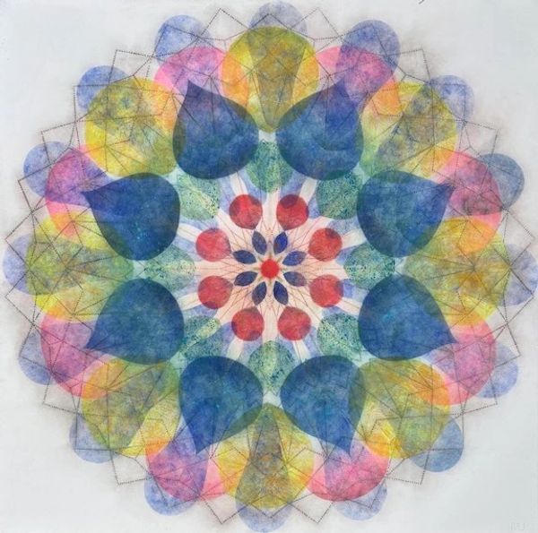 Mary Judge | Water Mill Pinwheel Series SML 11A | 2025 | powdered pigment