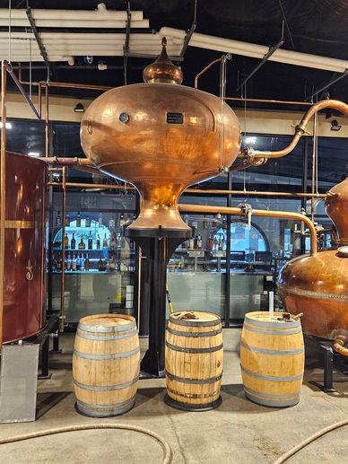 Calavé Spirits: Alembic Copper Pot Still at Distillery