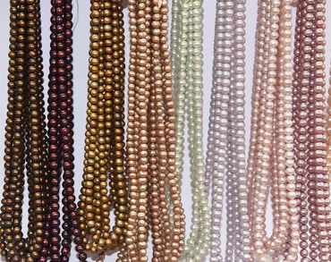 Round Pearls,  Shaped Pearls, white pearls, Potato Pearls, Rice Pearls, Top-Drill Pearls, Color