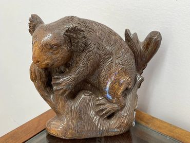 Boulder Opal Koala Bear Carving