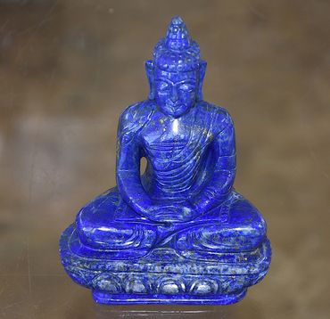 Lapis Buddha Carving