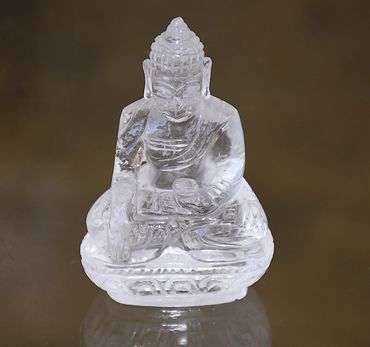 Quartz Buddha Carving
