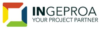 Logo of INGE PROA with tagline 'Your Project Partner'.