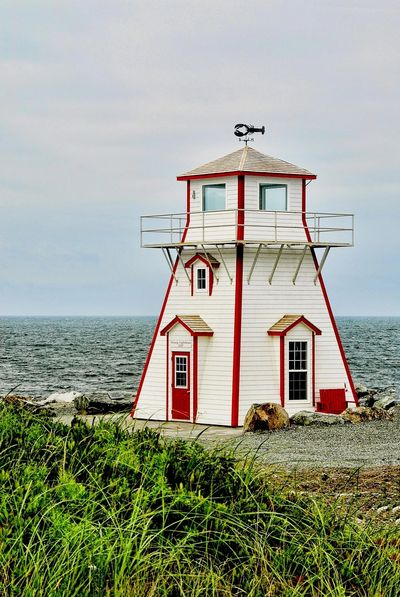 Lighthouse on the sea