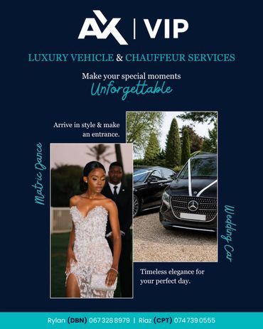 Luxury vehicle and chauffeur services for unforgettable special moments.
