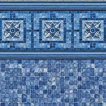 Vintage/ Blue Mosaic