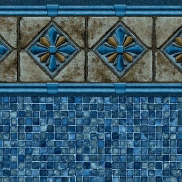Royal/ Blue Mosaic