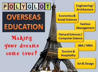 Study Abroad. Get International Degrees. Learn A Foreign Language. Score Well In IELTS TOEFL GRE.