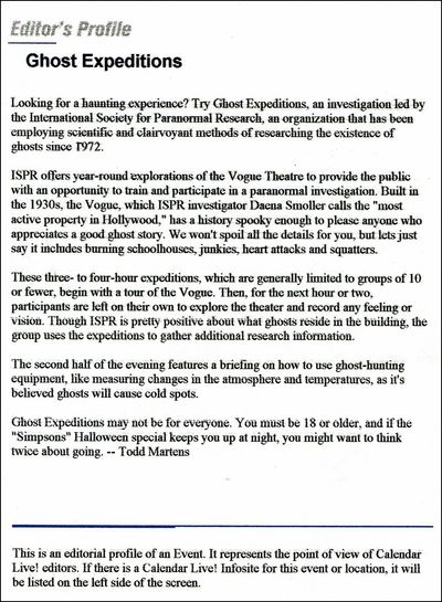 Representing a pioneering parapsychologist and a first-of-its-kind business was a publicist's dream