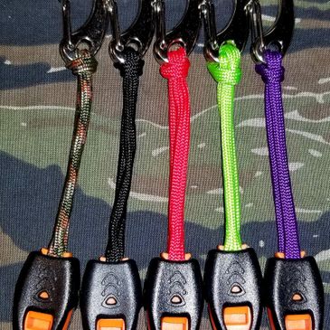 Survival Whistle lanyard