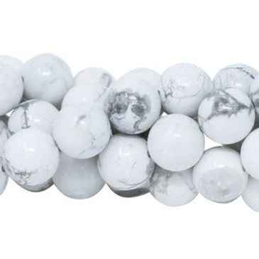 Howlite, White Howlite, Semi-Precious Stone, Gemstones, Crystal Healing, Custom Jewelry, Jewelry