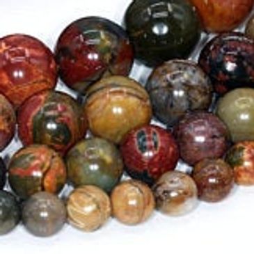 Jasper, Picasso Jasper, Semi-Precious Stone, Gemstones, Crystal Healing, Custom Jewelry, Jewelry