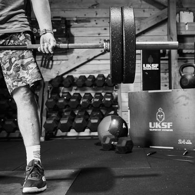 Olympic weightlifting and gym equipment