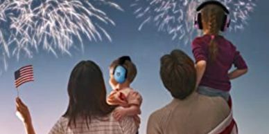 Noise cancelling headphones for kids and babies to help with fireworks
