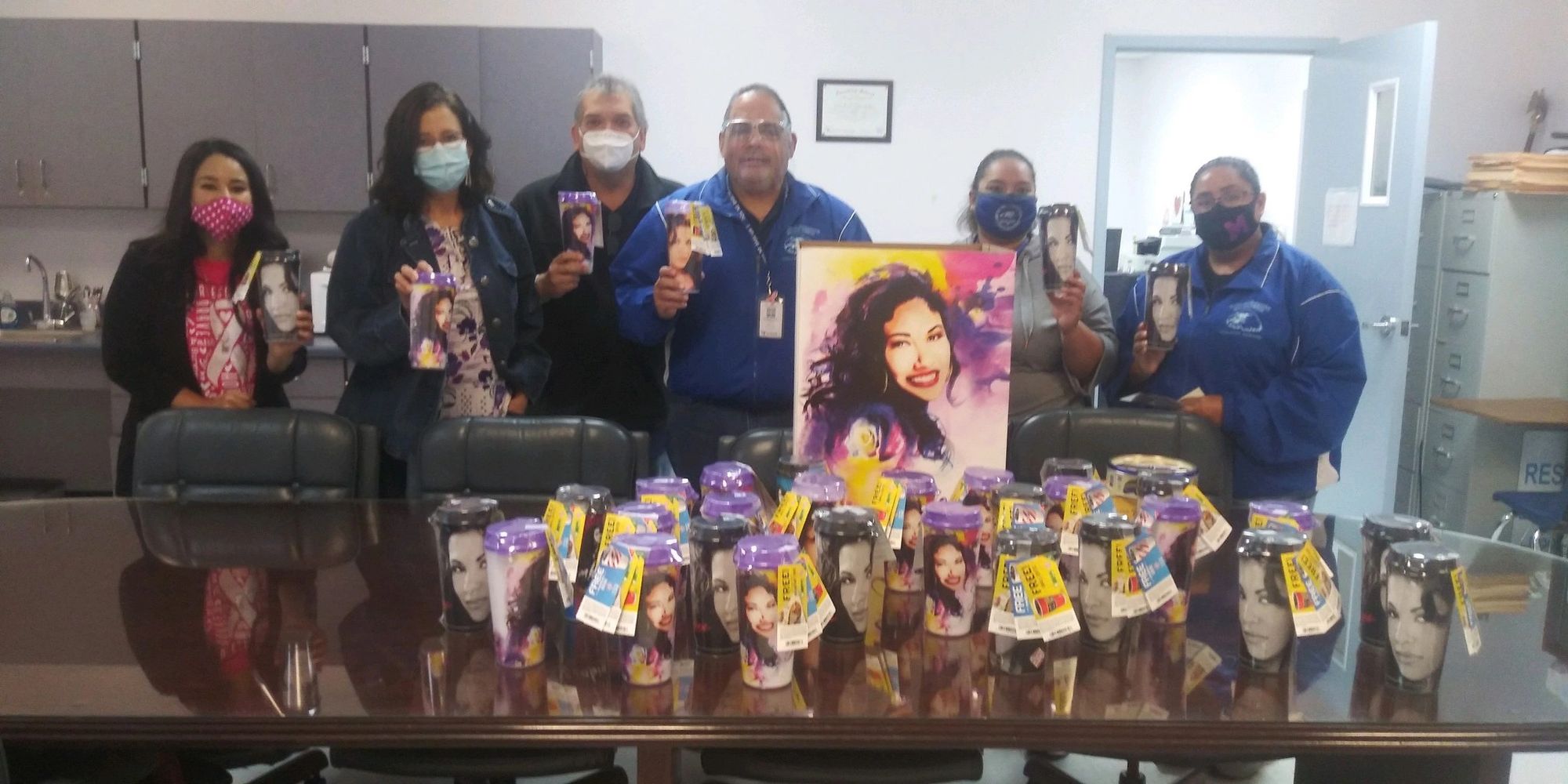 Thanks to the Stripe Store for donating Selena Memorabilia