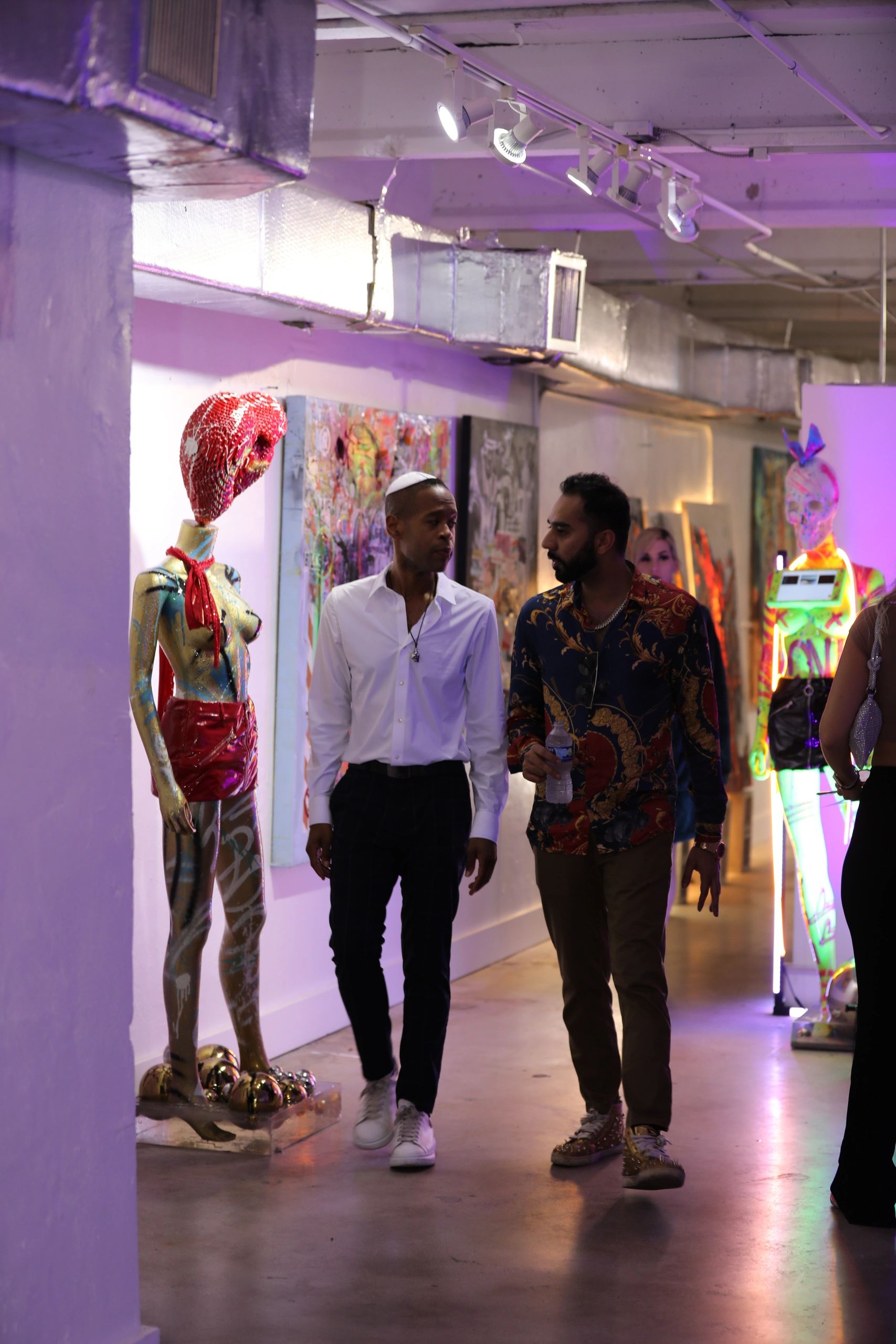 creative director melo benveniste with our partners create protocol, Maaz Memon the CEO