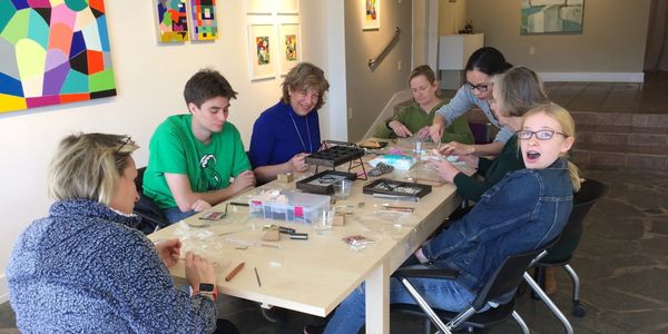 “ Can’t believe I made a pure silver necklace. This is so much fun!” Said Gigi
