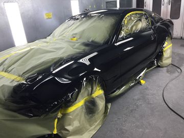 2013 Ford Mustang paint refinishing.