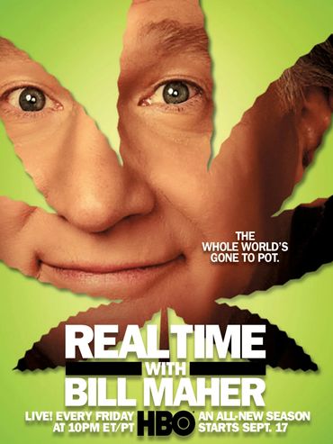 Real Time With Bill Maher New Season Campaign. Creative by Glenn Pere.