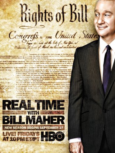 Real Time With Bill Maher New Season Campaign. Creative by Glenn Pere.
