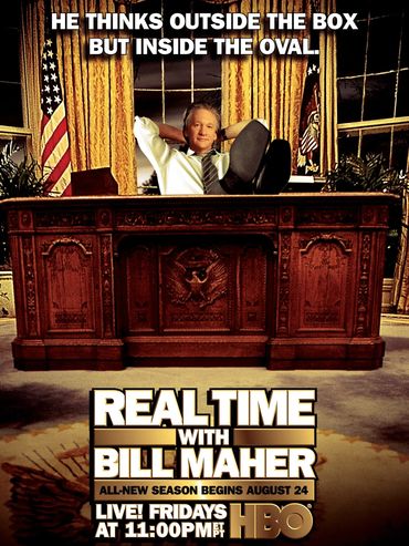 Real Time With Bill Maher New Season Campaign. Creative by Glenn Pere.