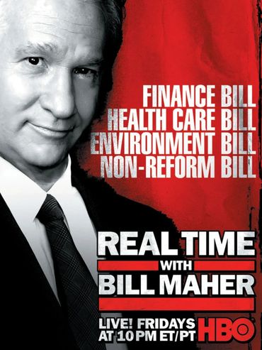 Real Time With Bill Maher New Season Campaign. Creative by Glenn Pere.
